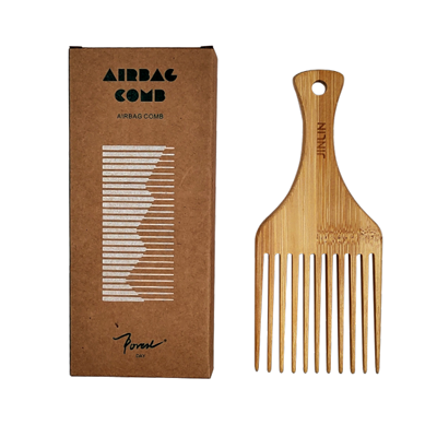 natural hairbrush biodegrad-able natural materials, no static electricity, smooth surface